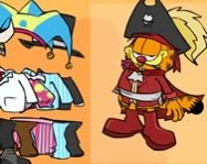 Garfield dress up online cicás játék